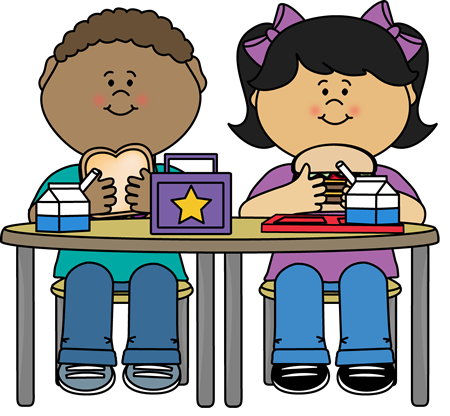 Kids eating lunch