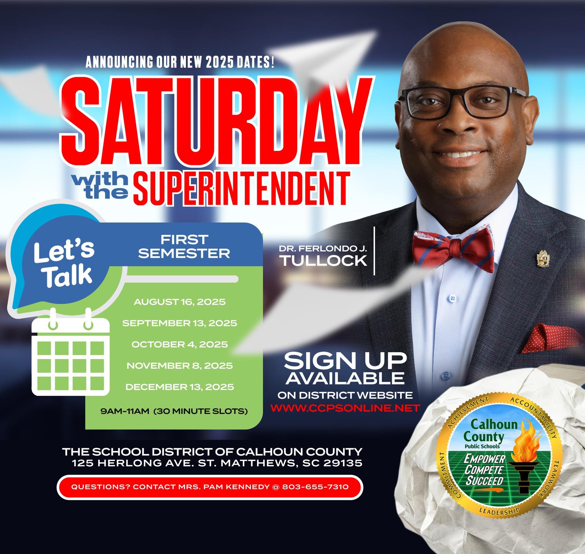 Saturday With the Superintindent