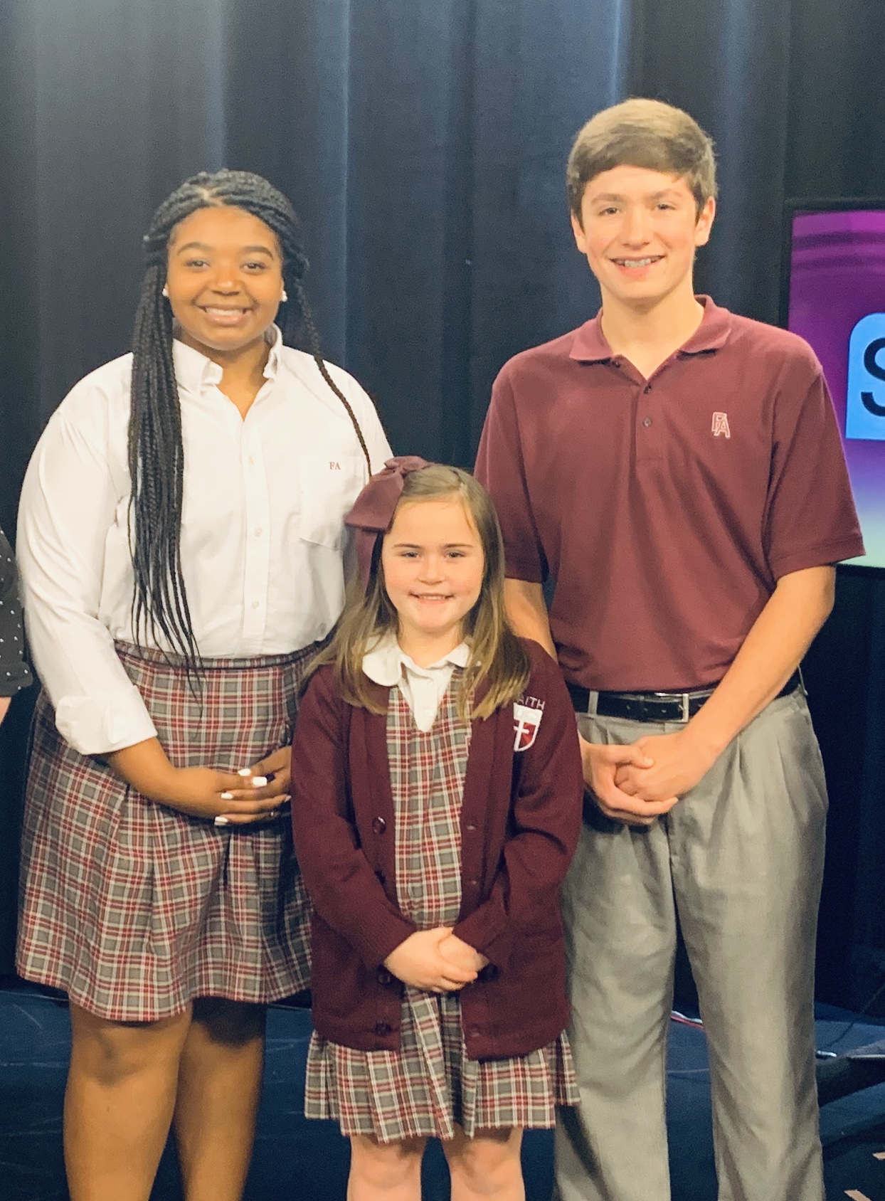 images of students showing uniforms