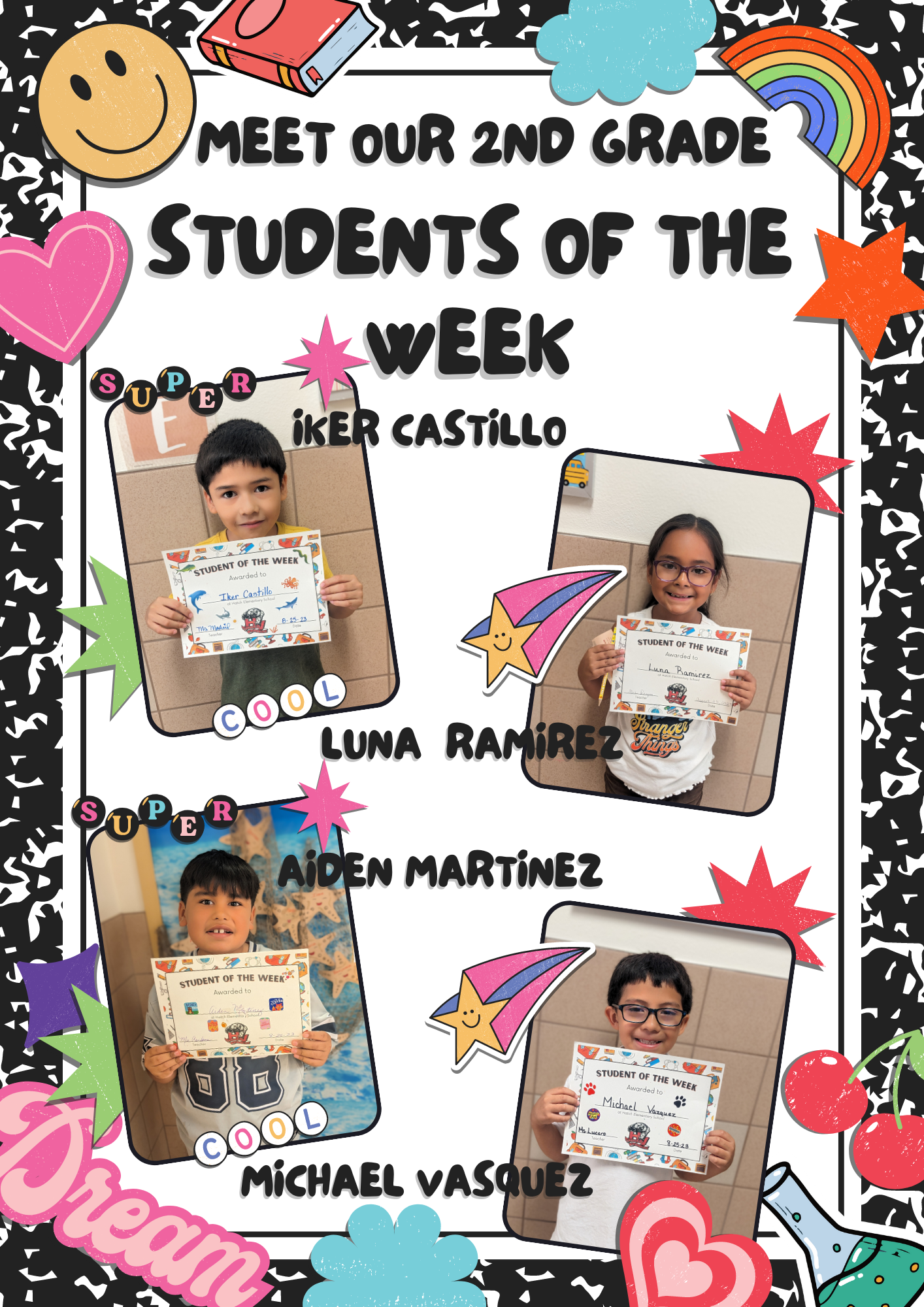 2nd Grade Students of the Week