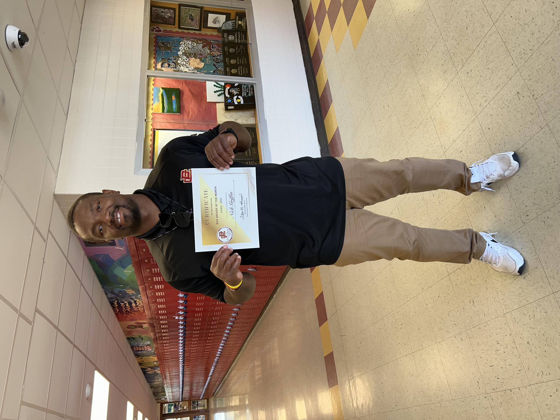 April Bus Driver of the Month April Bus Driver of the Month