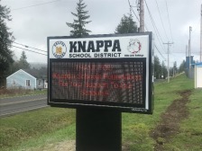 New Sign Board in Front of School