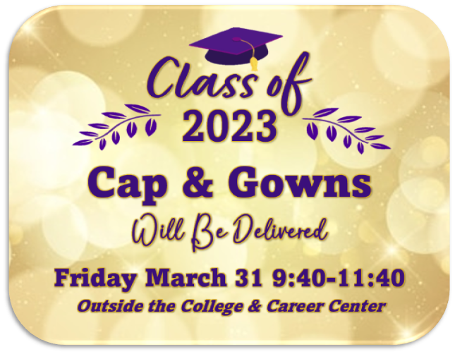 Cap & Gown Delivery Date