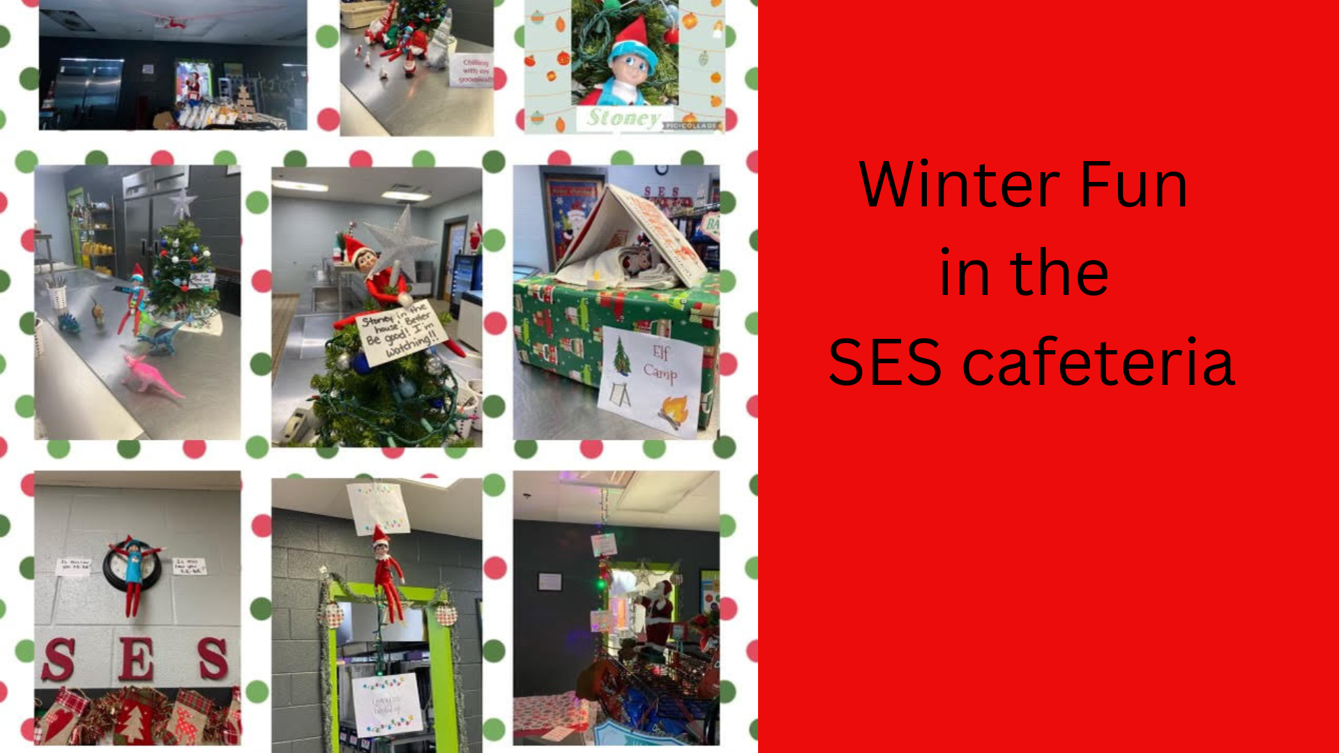 Holiday Fun in the SES cafeteria 
