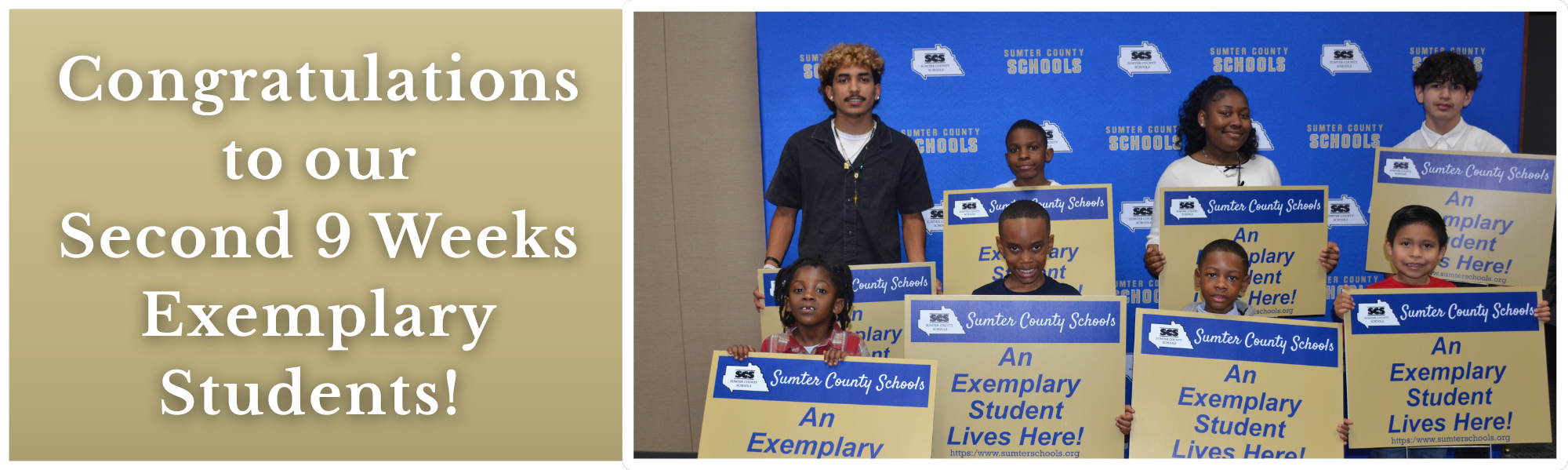 Congratulations  to our  Second 9 Weeks Exemplary Students! 