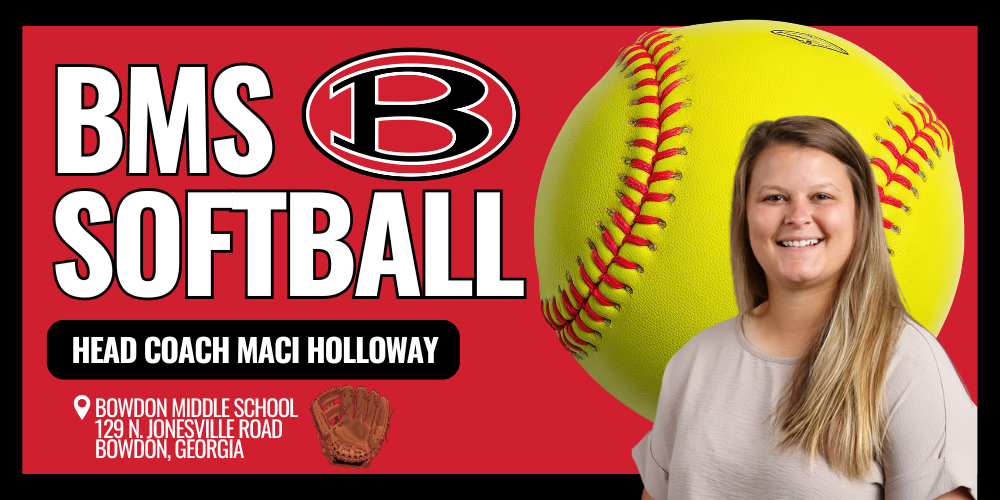 Softball Graphic - Head Coach Maci Holloway