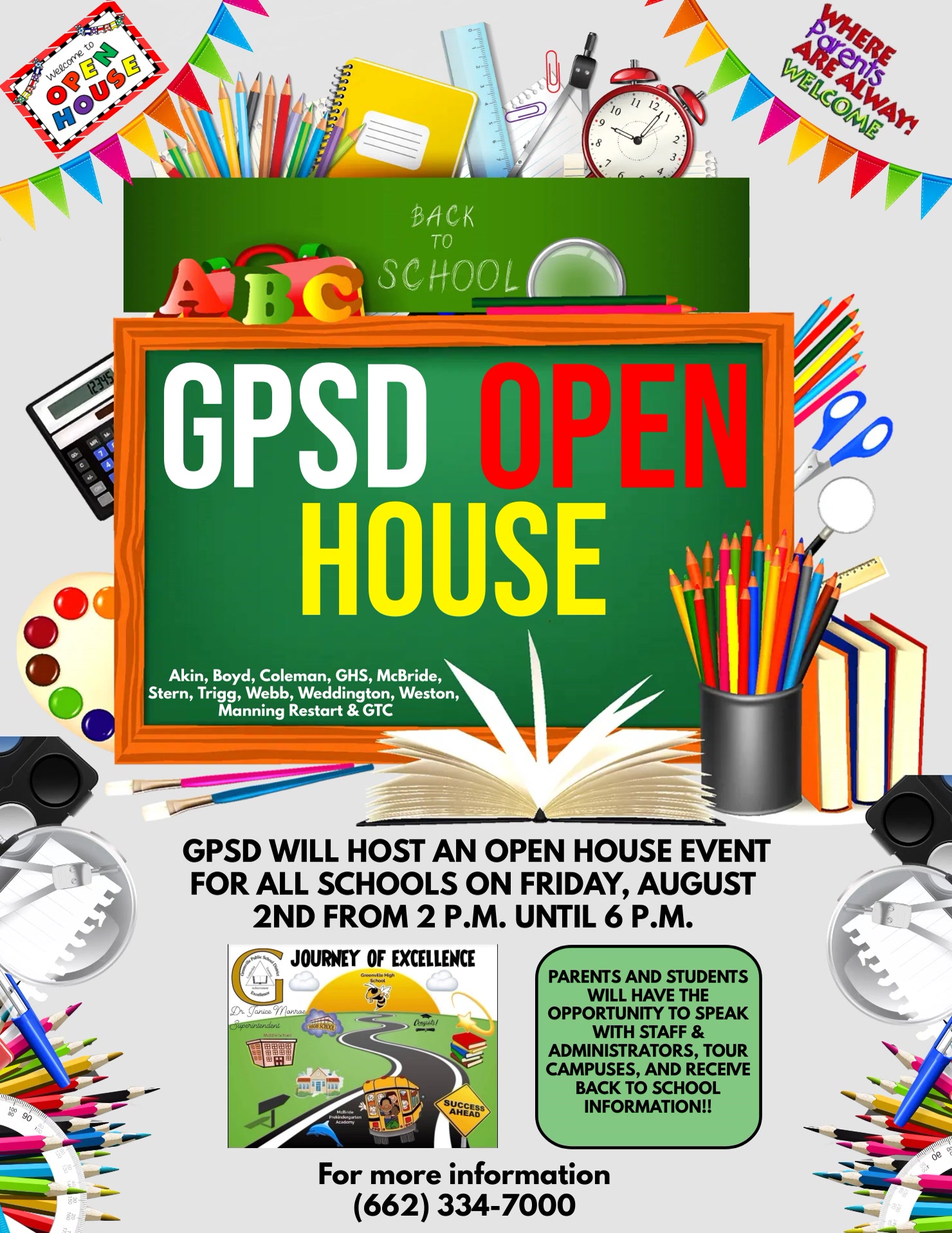 gpsd open house