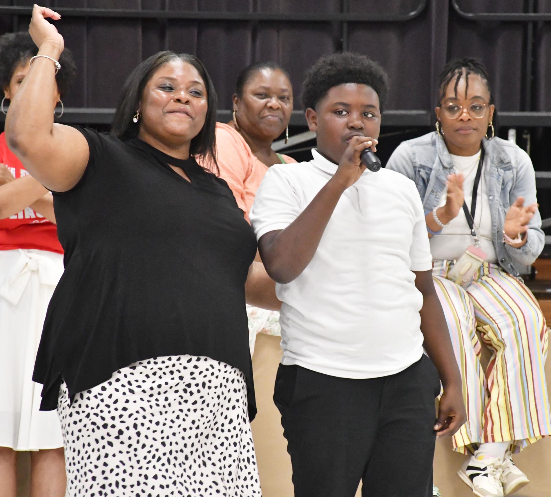 Pep rally for state testing