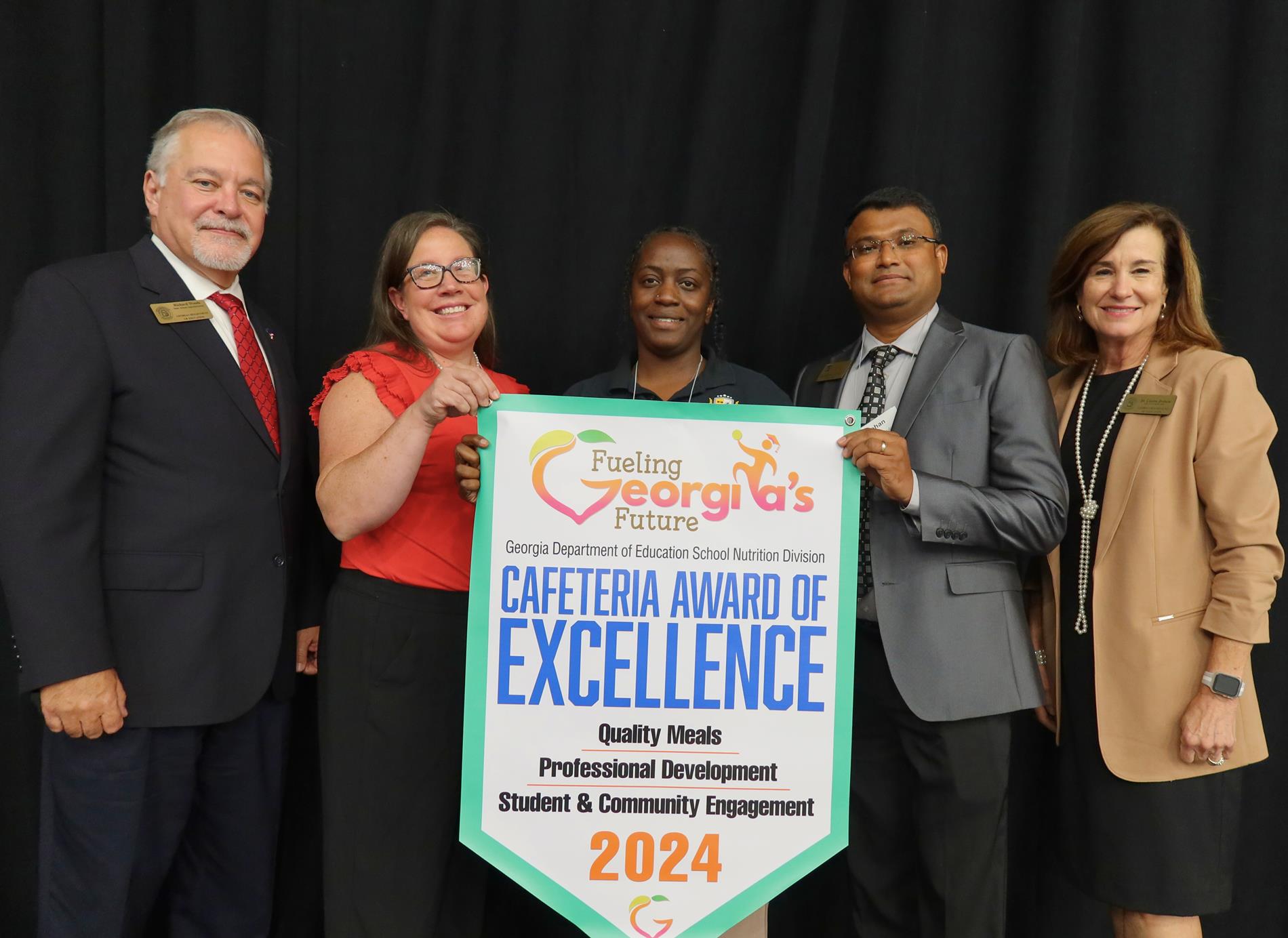Cafeteria of Excellence Award Sumter County Intermediate School 2024