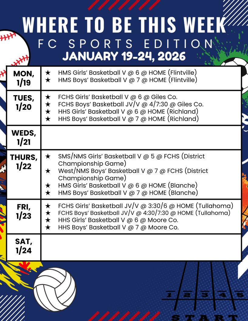 Where to Be this week