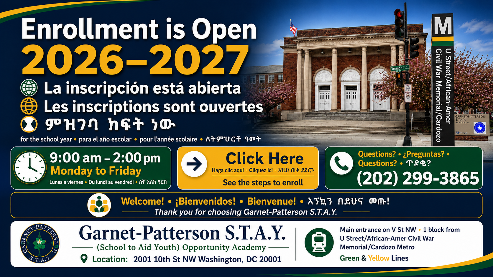 School Year 2026-2027 Enrollment