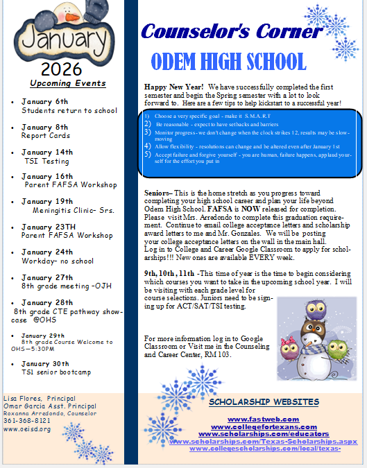 Councilor Corner Jan.