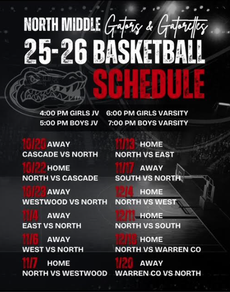 25-26  Basketball Schedule