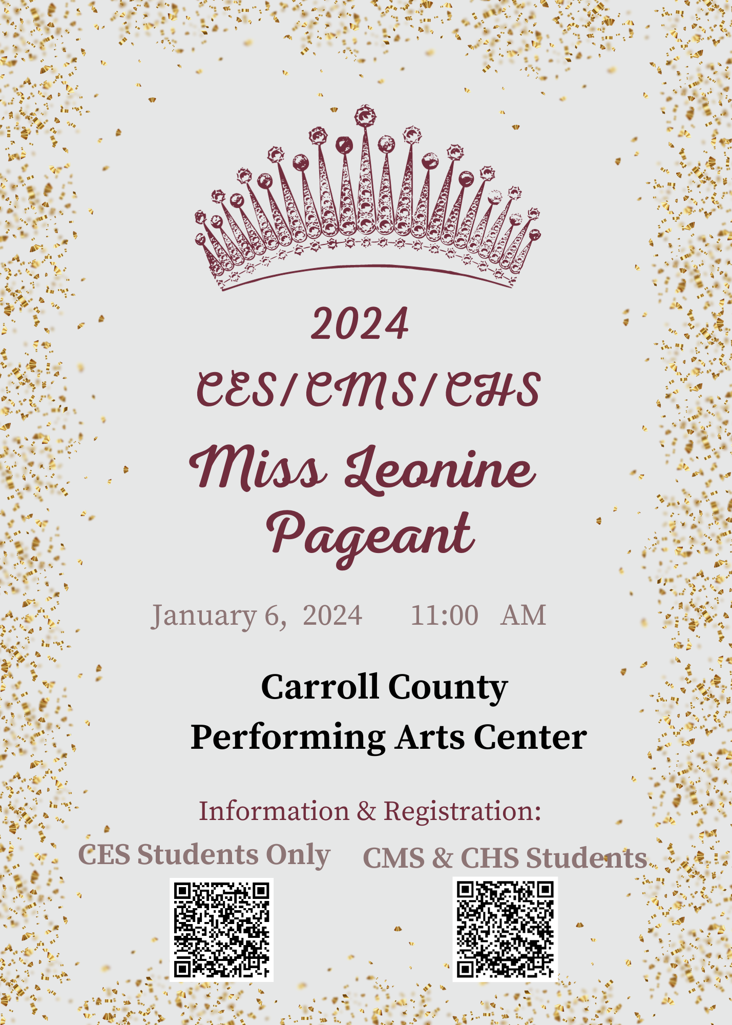 Pageant Flyer