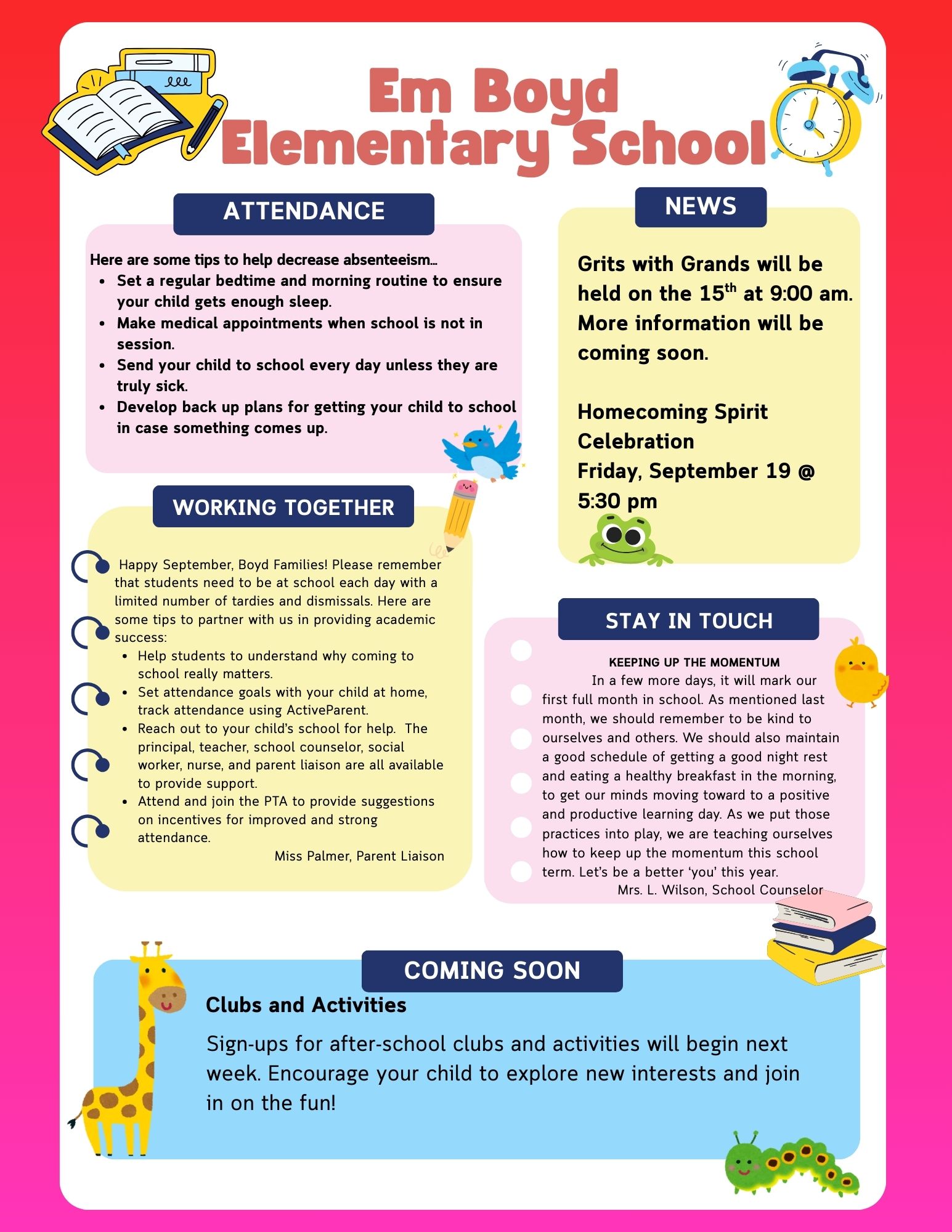 September Newsletter Page 2
