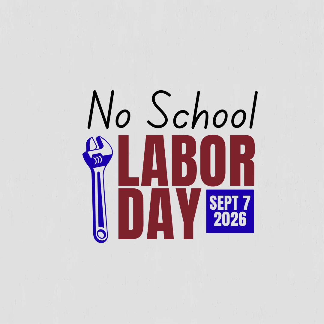 No School Labor Day September 7 2026