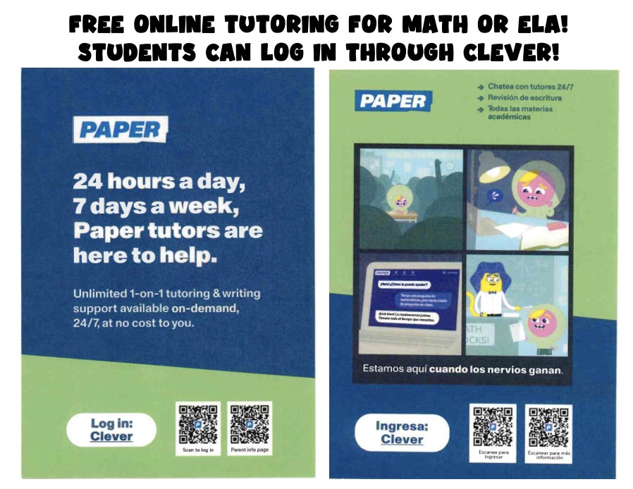 Online free tutoring