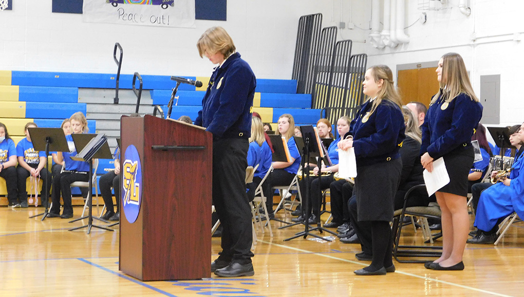 Presenters - FFA officers 