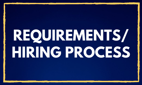 Requirements/Hiring Process