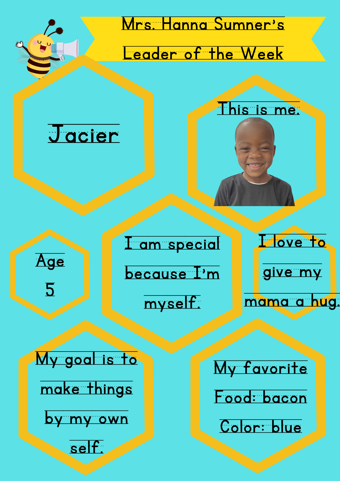 Pre-K Leader of the Week