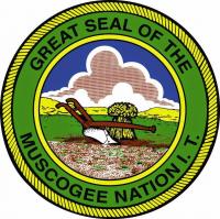 The seal of the Muscogee Nation