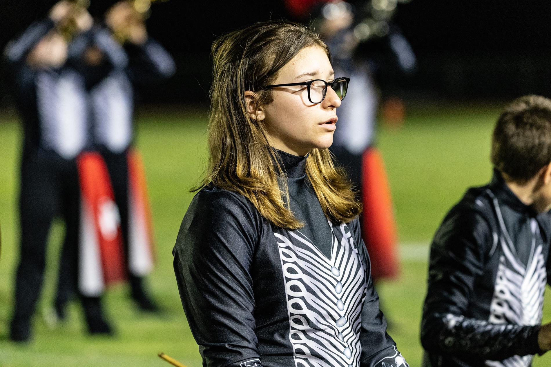 Ingram Tom Moore High School marching band performance in the Bandera game.