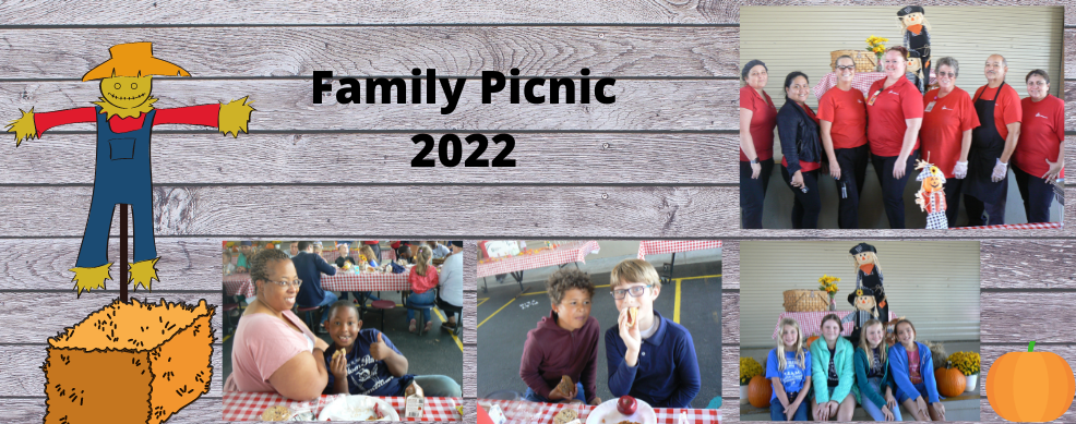 Family Picnic 2022 pictured are a few Gnat families, students, and our wonderful SLA team!