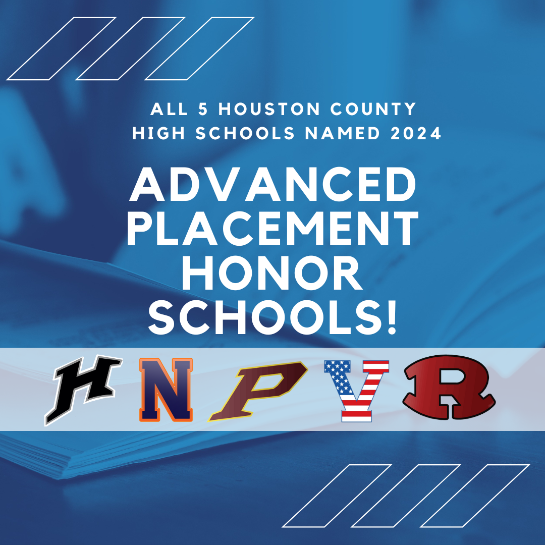 All 5 Houston County High School Named 2024 Advanced Placement Honor Schools