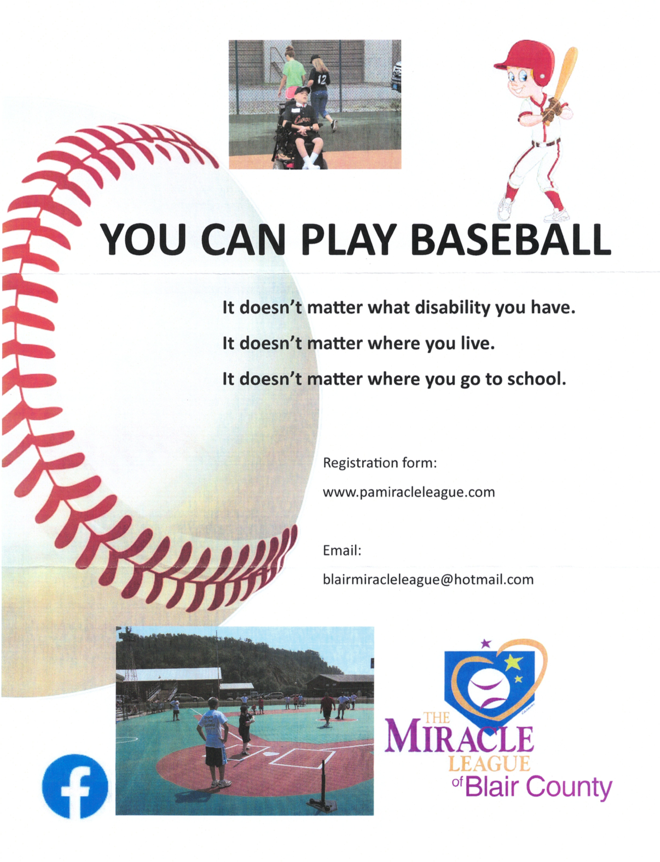 Baseball flyer