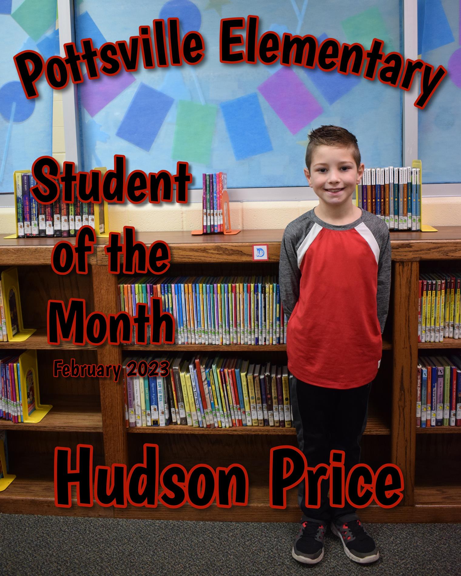 Hudson Price, a second grader in Mrs. Becki Branum's second grade class has been named Student of the Month.