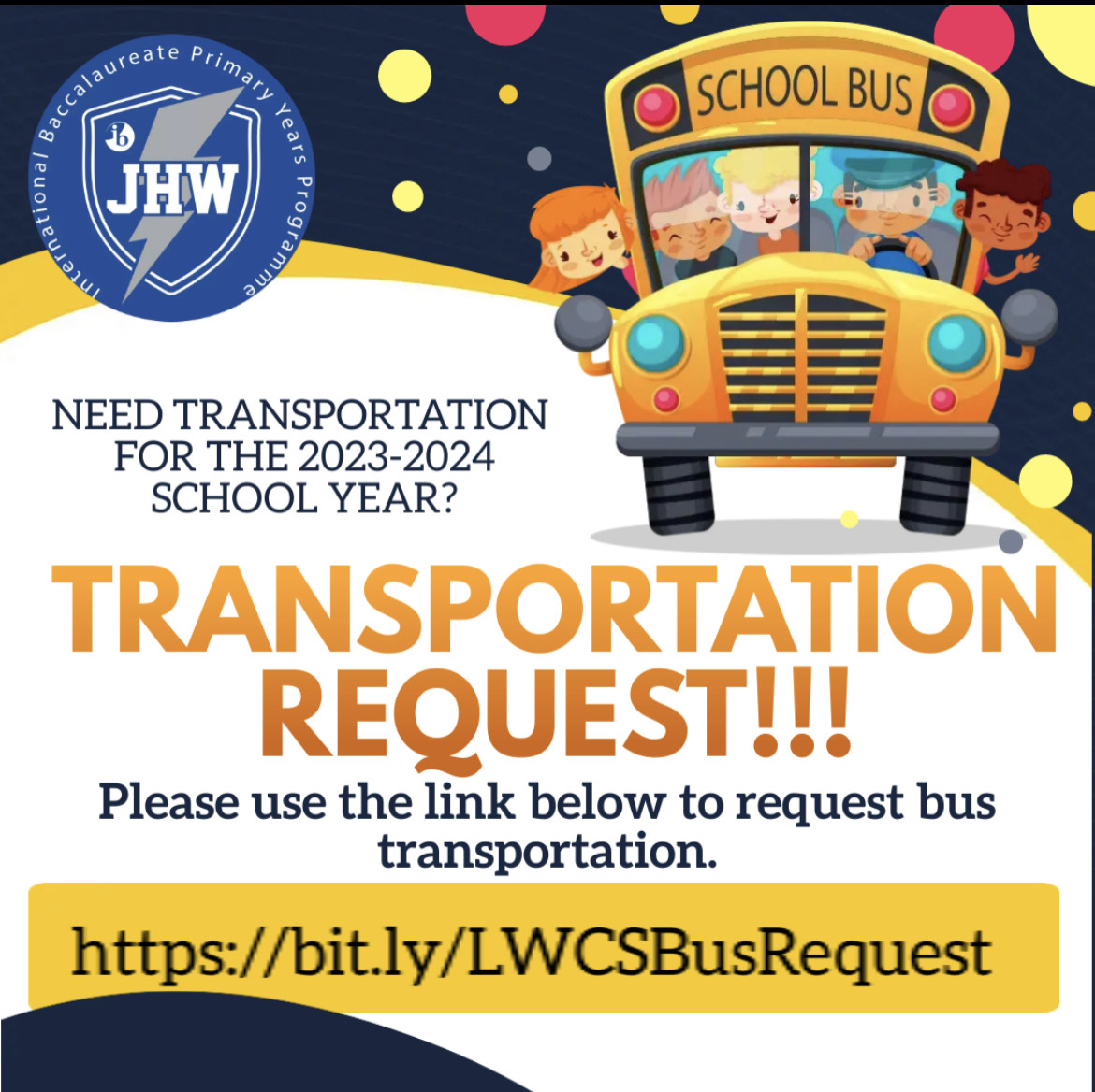 Request transportation for the 2023-24 school year