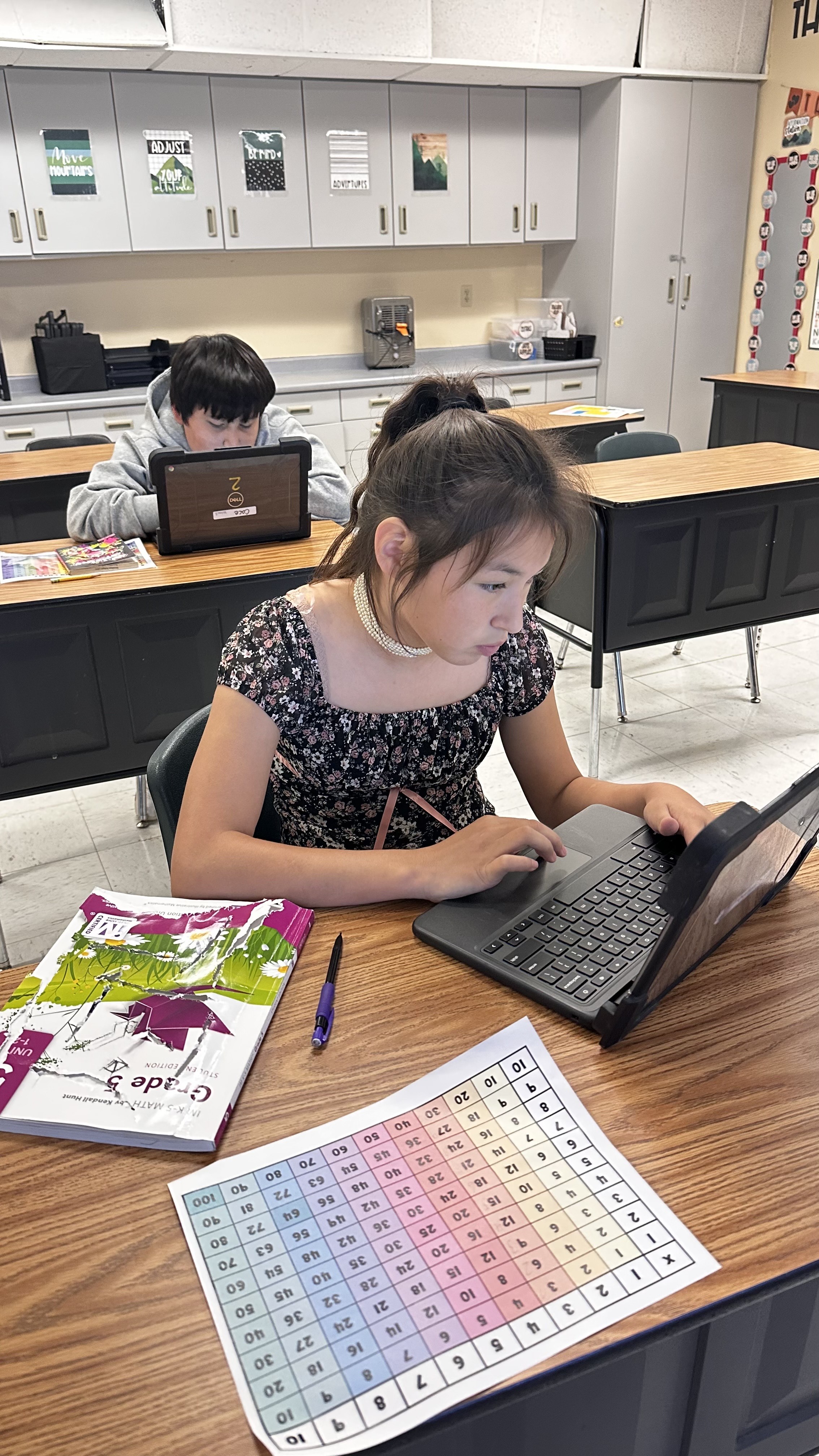 IXL math quiz in action!