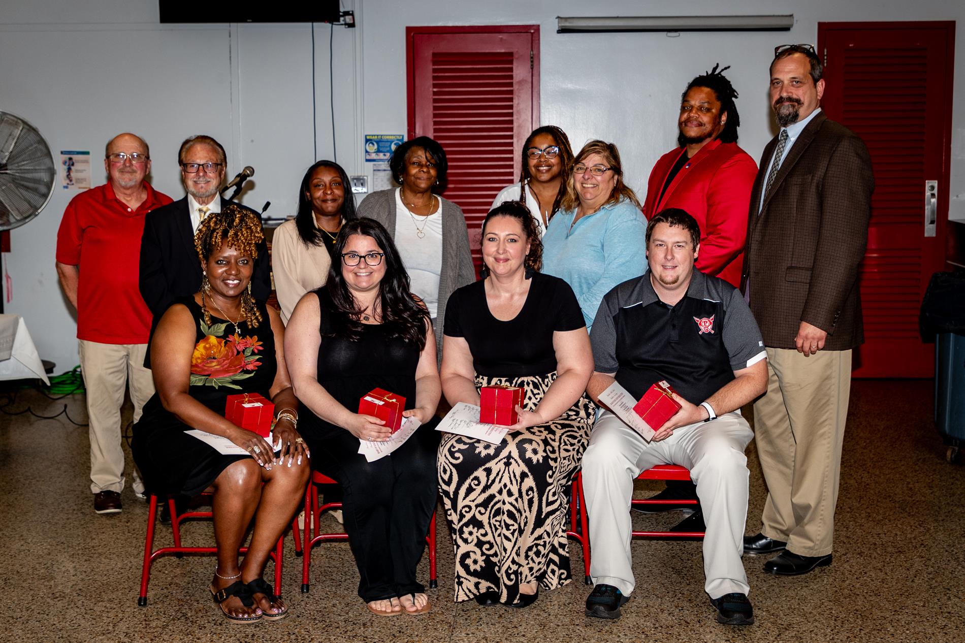 BOE Members and teachers of the year