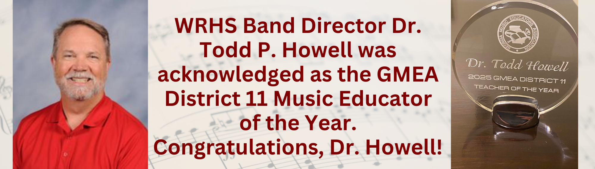 Congratulations to Dr. Howell!