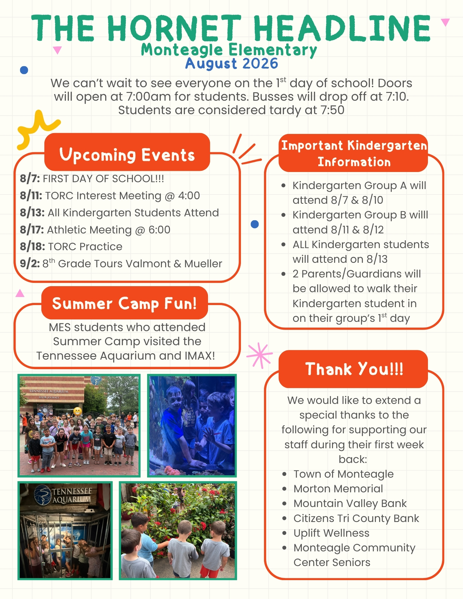 August Newsletter