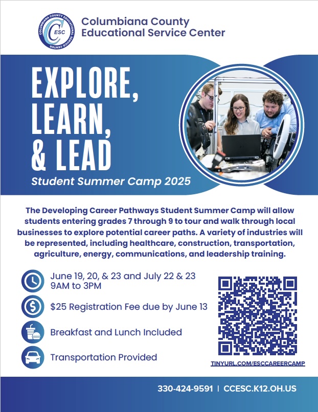 2025 Student Summer Camp Information 2025 Student Summer Camp Information