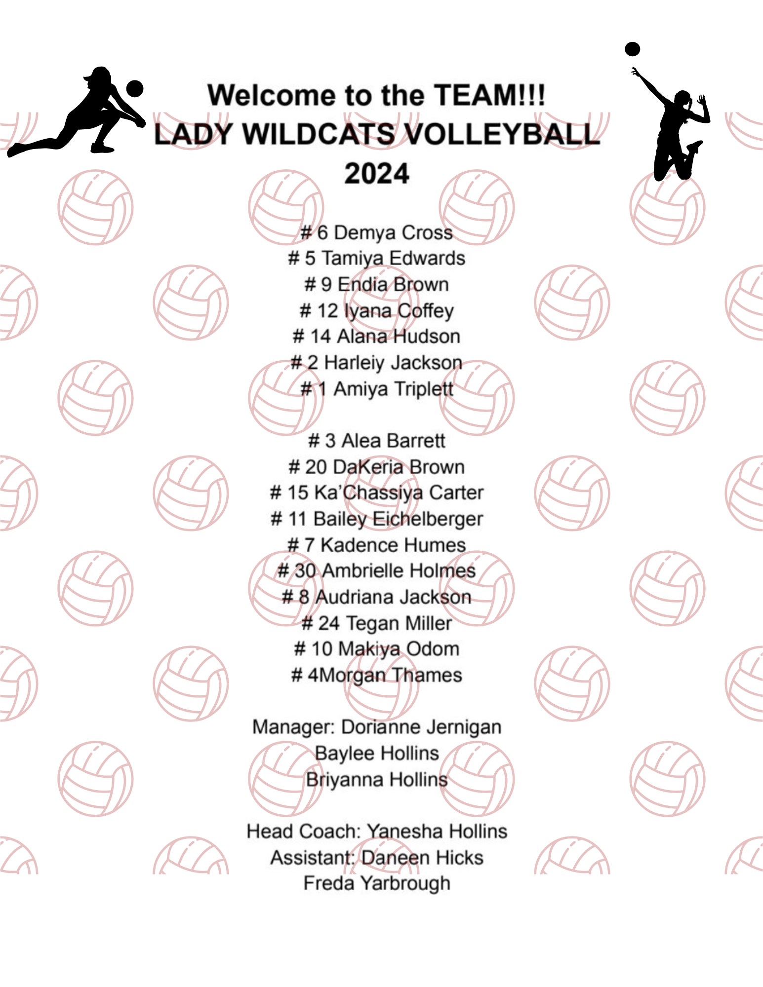 Volleyball Roster