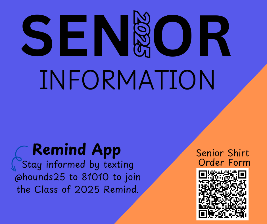 Senior Shirt information 