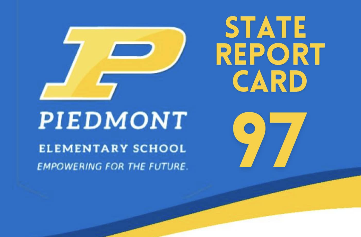 97 on state report card