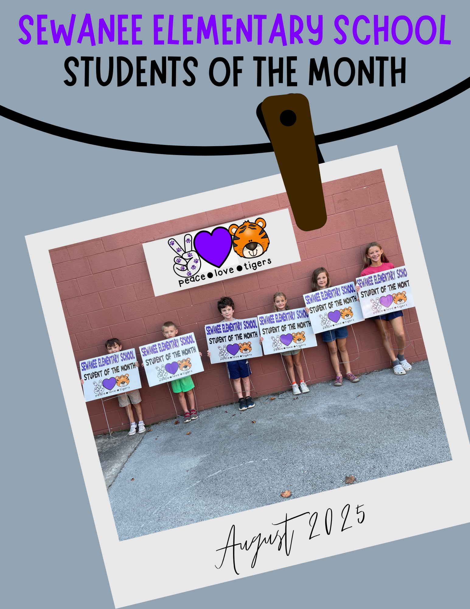 August Students of the Month 