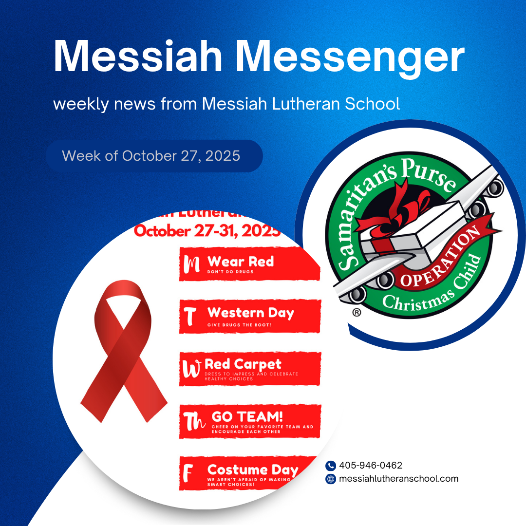 Messiah Messenger for the week of October 24, 2025