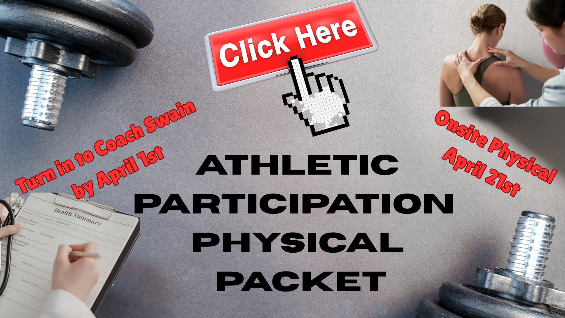 Click here for physical exam packet for athletes