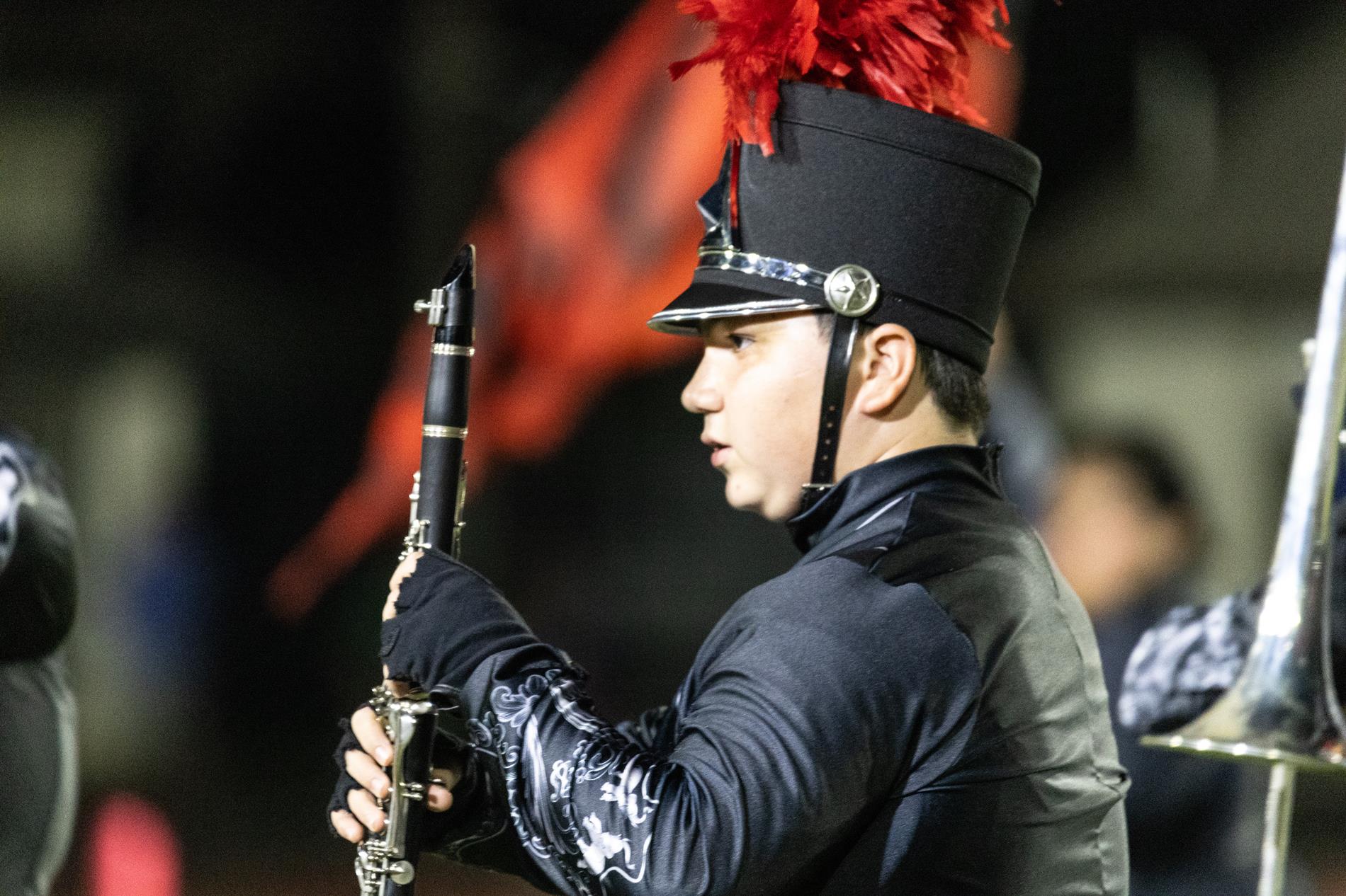 Ingram Tom Moore High School marching band performance in the Bandera game.