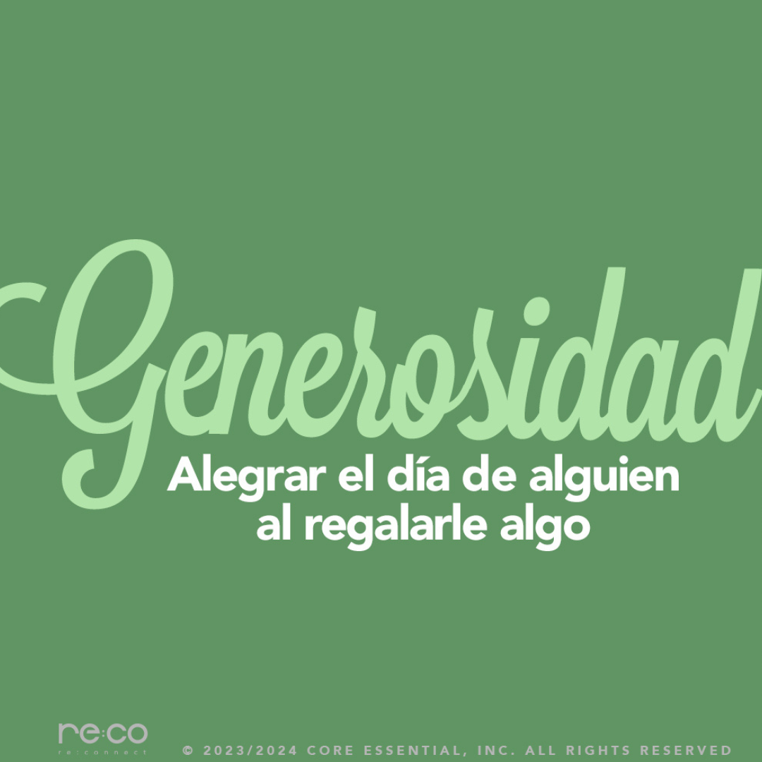 Generosity Spanish 2