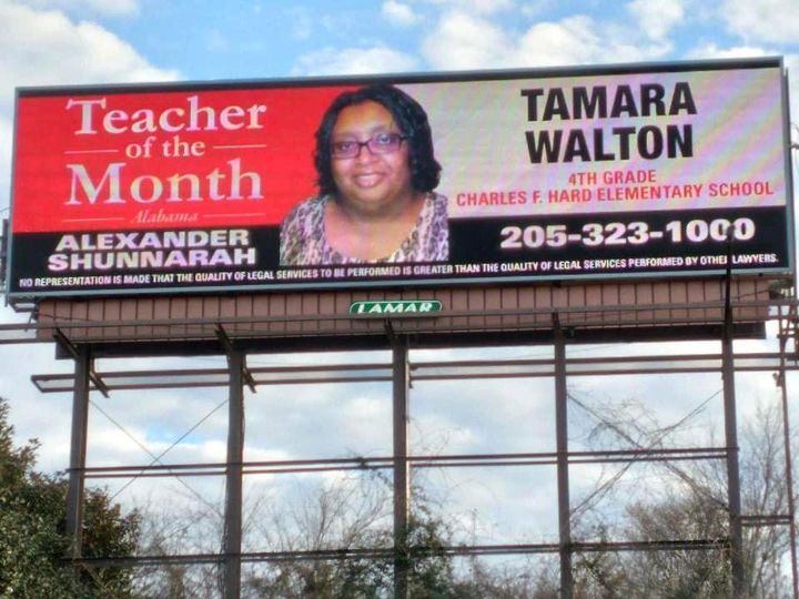 Billboard of Tamara Walton