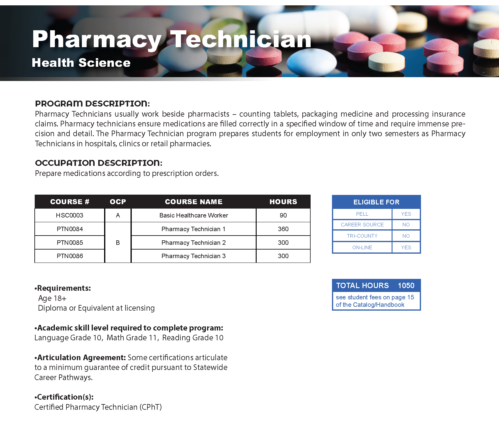 program description page
