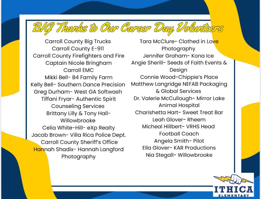 career day volunteers