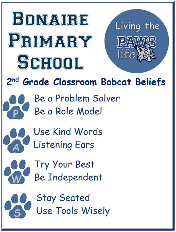 2nd Grade Bobcat Beliefs