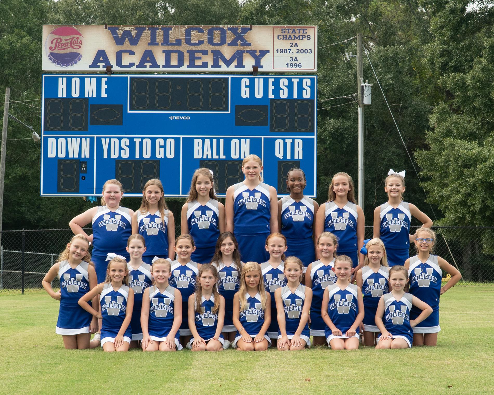 2024 Pee Wee Cheerleaders