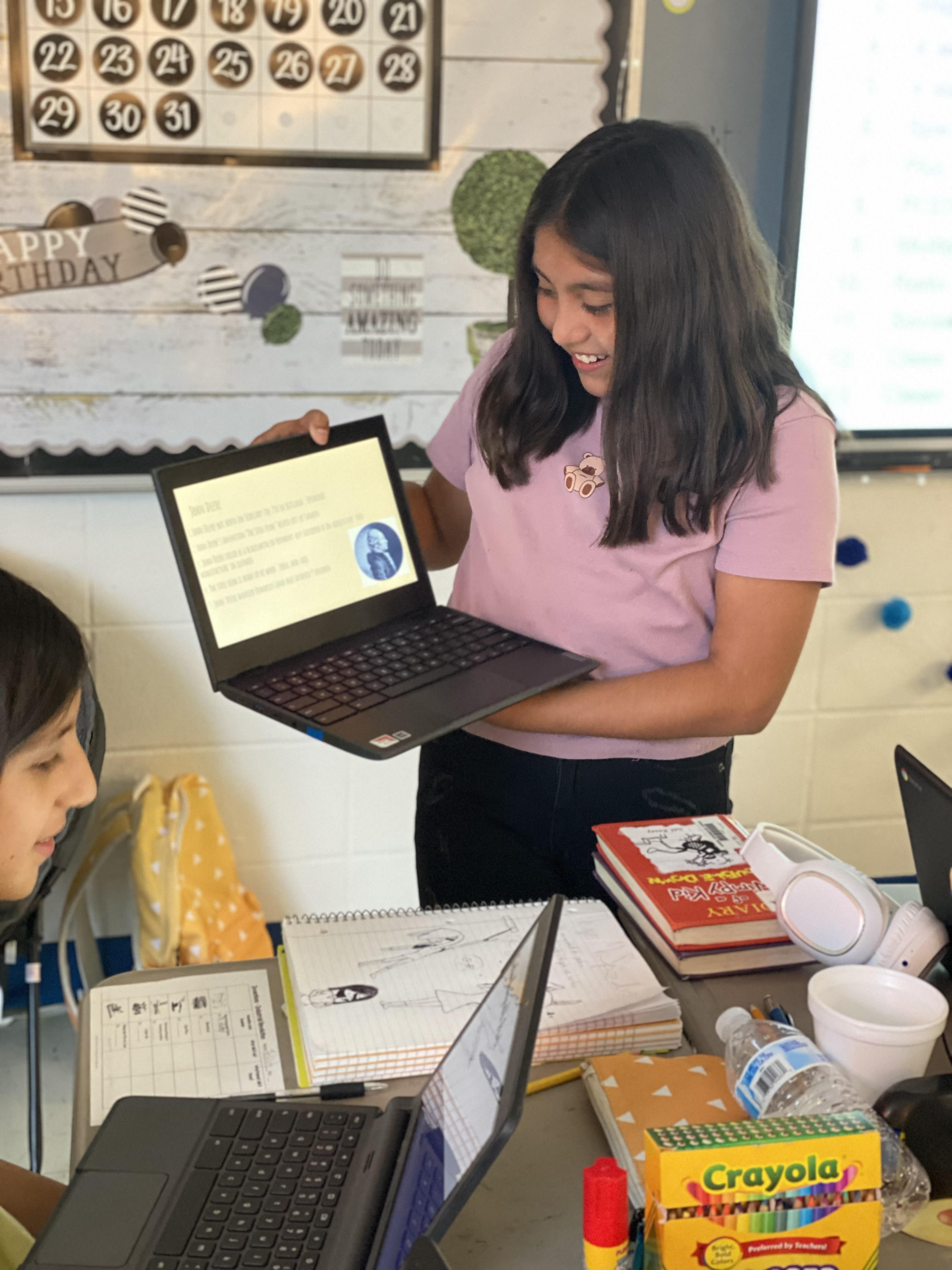 students in classroom